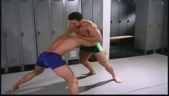 two men wrestling