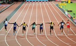 Usain Bolt v bhu na 100 m