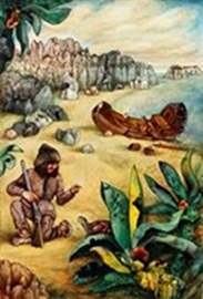 Robinson Crusoe ilustrace